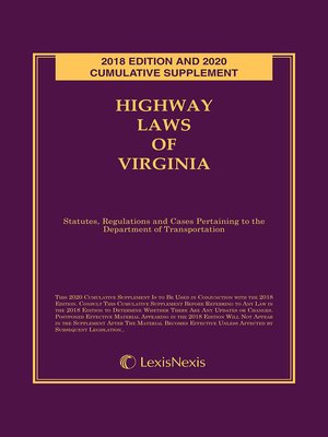 cover image of Highway Laws of Virginia